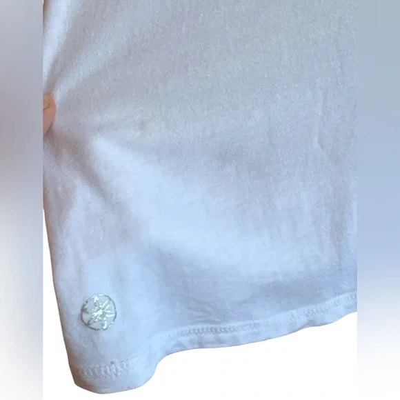 GAIAM Hamsa White & Green Flowy Yoga Tank Top Shirt Activewear Woman’s Size XL - Picture 9 of 9